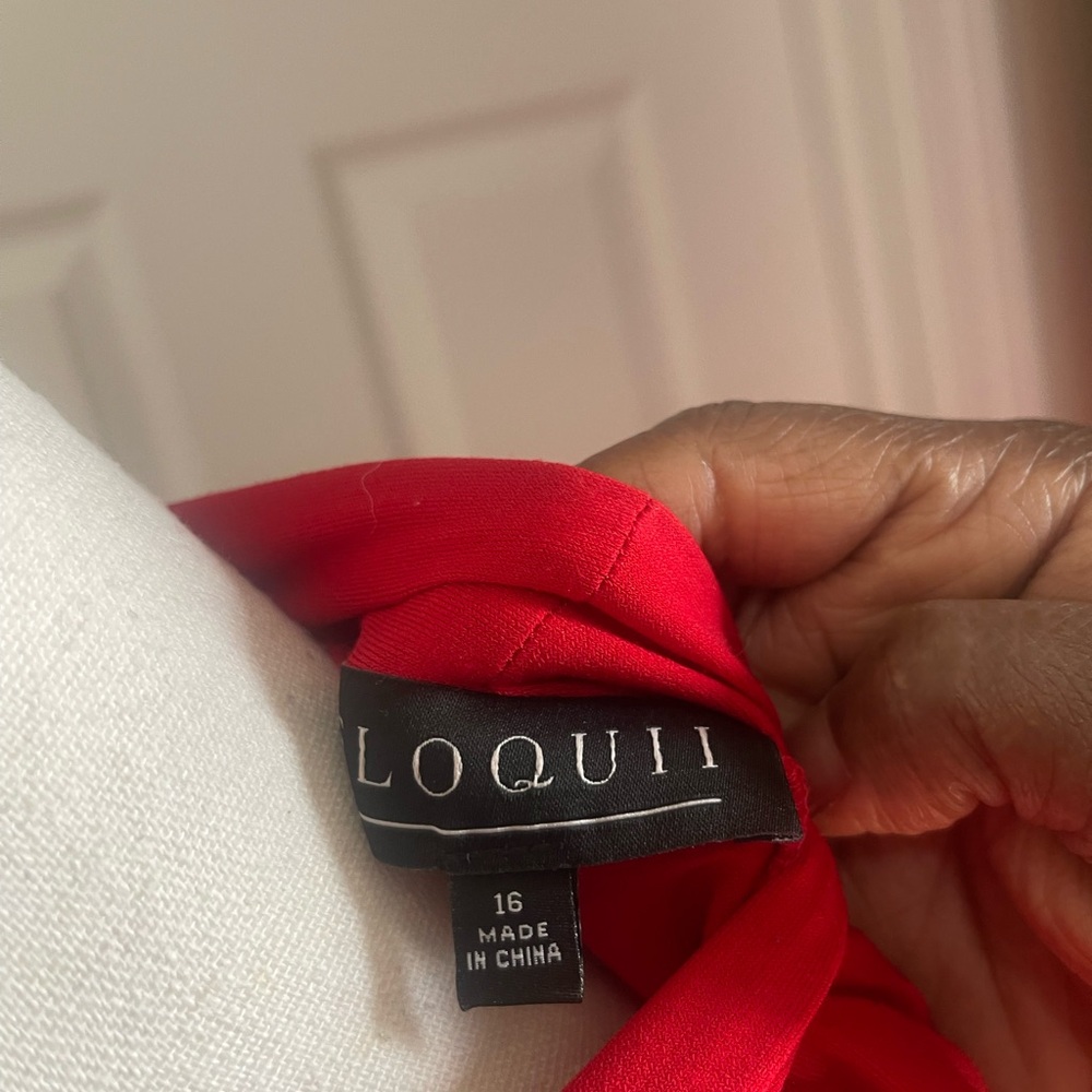 Eloquii Red Maxi Dress - Picture 10 of 12